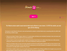 Tablet Screenshot of blondeexgfs.com